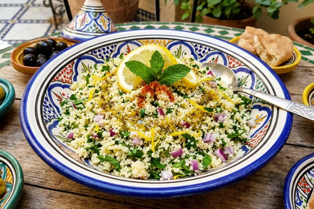 Semolina and Lemon Salad