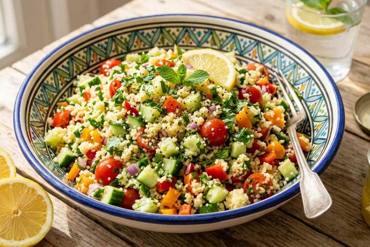 Semolina Salad with Lemon