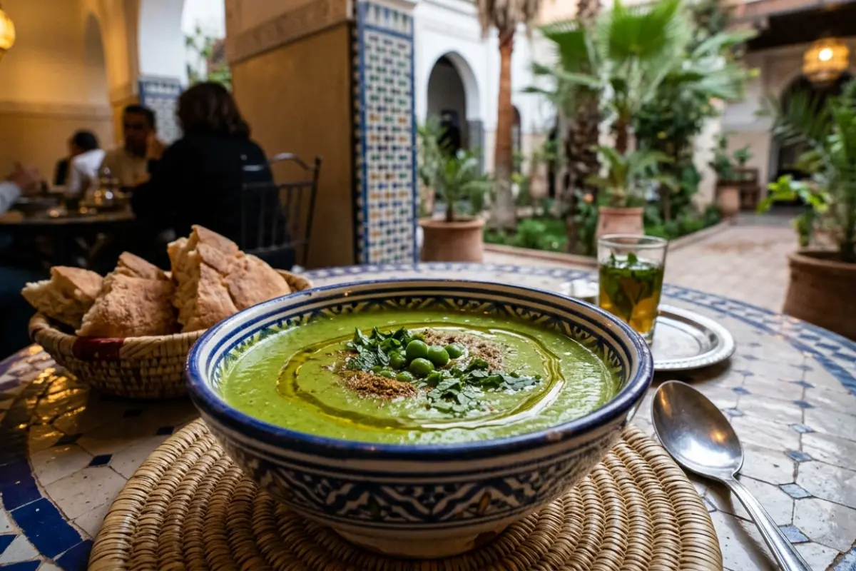 Green Pea Soup with Mint