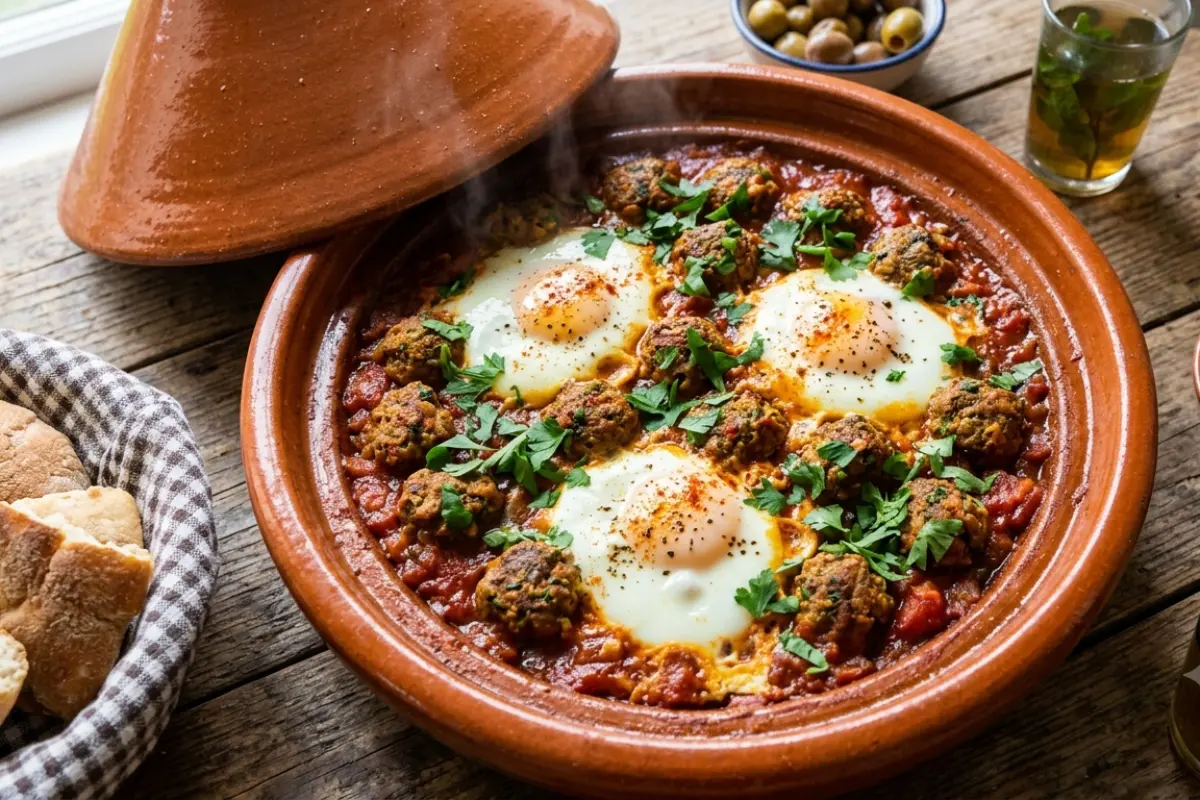 Egg Tagine with Fresh Tomatoes