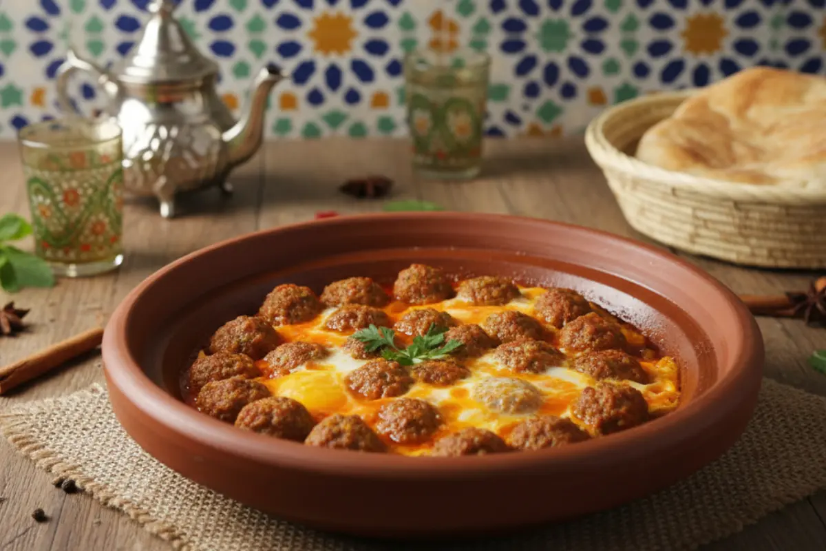 Kefta Tagine with Eggs