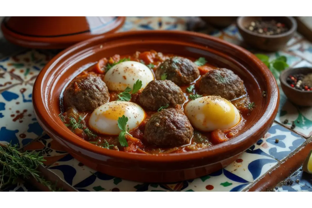 Kefta Tagine with Eggs